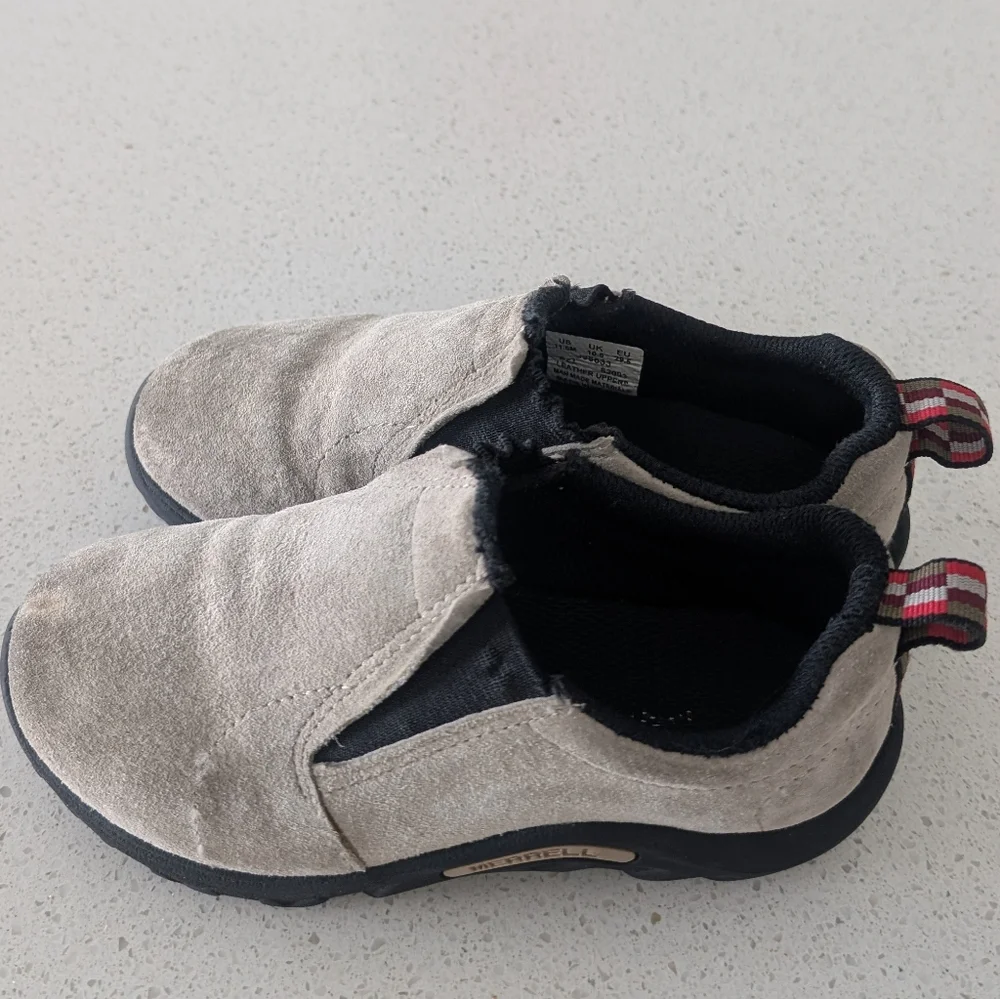 Merrell | Boys Gray Suede Slip-On Shoes